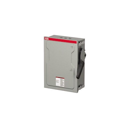 Abb Fusible Safety Switch, Heavy Duty, 600V AC, 30 A, NEMA 1 EOH361K